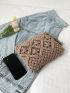 Tassel Decor Straw Bag