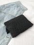 Minimalist Tassel Decor Crochet Bag