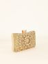 Mini Rhinestone Decor Box Bag