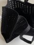 Hollow Out Shopper Bag