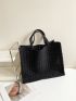 Hollow Out Shopper Bag