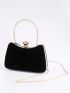 Mini Rhinestone Decor Chain Box Bag