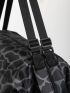Geometric Pattern Travel Bag
