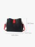 Litchi Embossed Bucket Bag