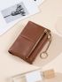 Heart Decor Keyring Detail Small Wallet
