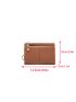 Heart Decor Keyring Detail Small Wallet
