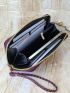 Snakeskin Embossed Long Wallet
