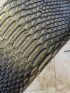 Snakeskin Embossed Zipper Around Long Wallet