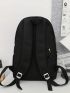 Men Patch Detail Laptop Backpack