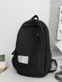 Men Patch Detail Laptop Backpack