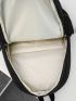 Men Patch Detail Laptop Backpack