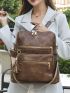 Tassel Decor Vintage Design Classic Backpack