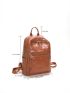 Metal Detail Classic Backpack