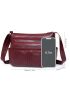 Zip Front Square Bag