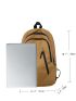 Men Letter Graphic Laptop Backpack