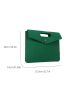 Crocodile Embossed Flap Envelope Bag