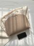 Snakeskin Embossed Square Bag