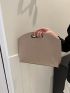 Snakeskin Embossed Square Bag