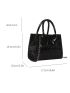 Mini Geometric Embossed Chain Square Bag