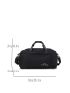 Letter Graphic Travel Bag