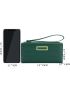 Crocodile Embossed Long Wallet