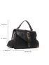Buckle Decor Flap Square Bag