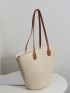 Minimalist Straw Bag