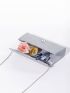 Glitter Flap Chain Square Bag
