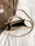 Mini Litchi Embossed Square Bag