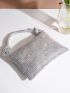 Rhinestone Evening Bag, Rhinestone Prom Purse, Women's Handbag For Wedding Party, Perfect Bride Purse For Wedding, Prom & Party Events