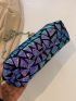 Sequin Decor Kiss Lock Evening Bag