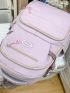 Letter Patch Decor Classic Backpack