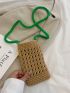 Mini Flower Decor Crochet Bag