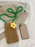 Mini Flower Decor Crochet Bag