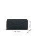 Quilted Detail Long Wallet