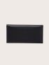Two Tone Flap Small Wallet