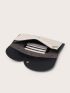 Two Tone Flap Small Wallet