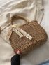Minimalist Straw Bag
