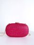 Mini Rhinestone Decor Box Bag