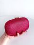 Mini Rhinestone Decor Box Bag