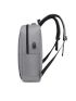 Men Two Tone USB Charging Port Laptop Backpack