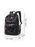 Men Camo Graphic Pocket Front Backpack