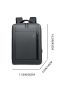 Men Letter Graphic Laptop Backpack