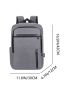 Men Zip Front Backpack