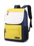 Men Colorblock Letter Patch Decor Casual Daypack