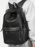 Men Minimalist Pocket Front Backpack