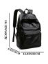 Men Minimalist Pocket Front Backpack