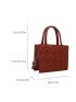 Mini Four-leaf Clover Embossed Square Bag