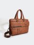 2022 Men Briefcase Bag High Quality Business Famous Brand PU Shoulder Messenger Bag Office Handbag 14 inch Laptop Bag