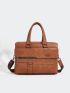 2022 Men Briefcase Bag High Quality Business Famous Brand PU Shoulder Messenger Bag Office Handbag 14 inch Laptop Bag